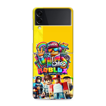 Пластиковый чехол на Samsung Galaxy Z Flip 3 с принтом Roblox Роблокс Пластиковый чехол на Samsung Galaxy Z Flip 3 с принтом Roblox Роблокс