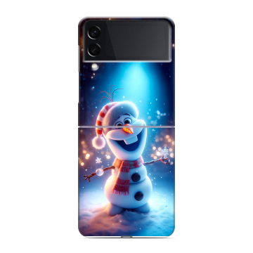 Пластиковый чехол на Samsung Galaxy Z Flip 3 с принтом Новый год Пластиковый чехол на Samsung Galaxy Z Flip 3 с принтом Новый год