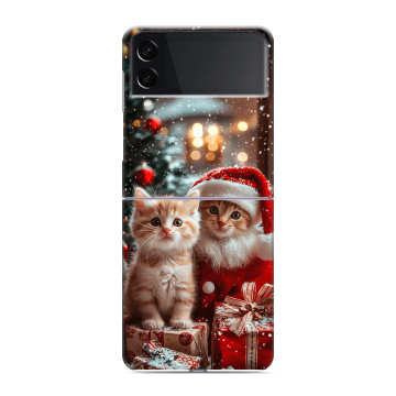 Пластиковый чехол на Samsung Galaxy Z Flip 3 с принтом Новый год Пластиковый чехол на Samsung Galaxy Z Flip 3 с принтом Новый год