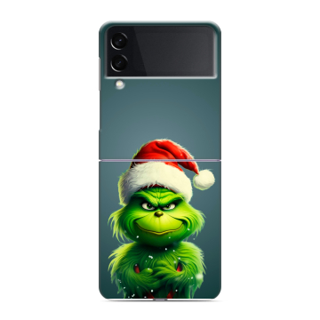 Пластиковый чехол на Samsung Galaxy Z Flip 3 с принтом Новый год