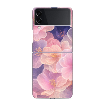 Пластиковый чехол на Samsung Galaxy Z Flip 3 с принтом женский Пластиковый чехол на Samsung Galaxy Z Flip 3 с принтом женский