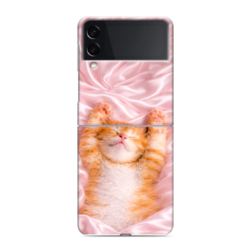 Пластиковый чехол на Samsung Galaxy Z Flip 3 с принтом женский Пластиковый чехол на Samsung Galaxy Z Flip 3 с принтом женский