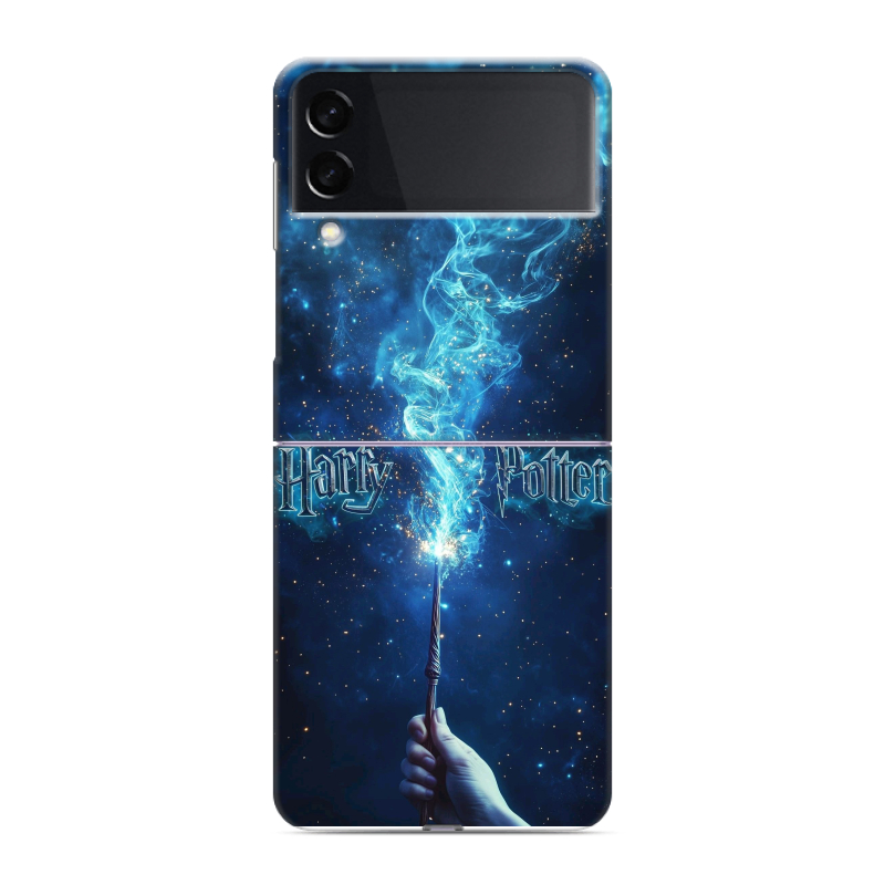 Пластиковый чехол на Samsung Galaxy Z Flip 3 с принтом Harry Potter Гарри Поттер Пластиковый чехол на Samsung Galaxy Z Flip 3 с принтом Harry Potter Гарри Поттер