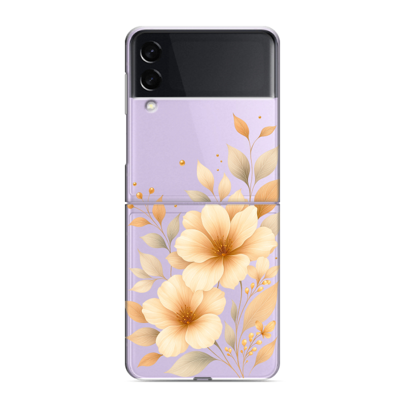Пластиковый чехол на Samsung Galaxy Z Flip 3 с принтом для девушки Пластиковый чехол на Samsung Galaxy Z Flip 3 с принтом для девушки