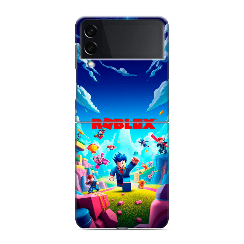 Пластиковый чехол на Samsung Galaxy Z Flip 3 с принтом Roblox Роблокс Пластиковый чехол на Samsung Galaxy Z Flip 3 с принтом Roblox Роблокс