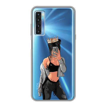 Силиконовый чехол на TCL 20L с принтом Женские принты Силиконовый чехол на TCL 20L с принтом Женские принты