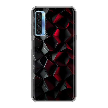 Силиконовый чехол на TCL 20L с принтом Абстракция