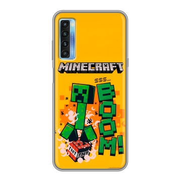 Силиконовый чехол на TCL 20L с принтом Майнкрафт Minecraft Силиконовый чехол на TCL 20L с принтом Майнкрафт Minecraft