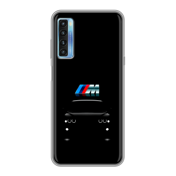 Силиконовый чехол на TCL 20L с принтом БМВ BMW Силиконовый чехол на TCL 20L с принтом БМВ BMW