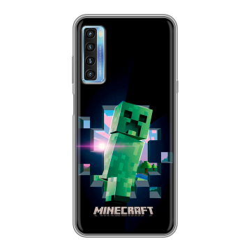 Силиконовый чехол на TCL 20L с принтом Майнкрафт Minecraft Силиконовый чехол на TCL 20L с принтом Майнкрафт Minecraft