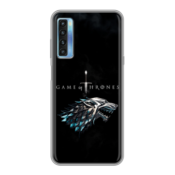 Силиконовый чехол на TCL 20L с принтом Игра Престолов Game Thrones