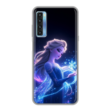 Силиконовый чехол на TCL 20L с принтом Холодное сердце Frozen Силиконовый чехол на TCL 20L с принтом Холодное сердце Frozen