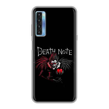 Силиконовый чехол на TCL 20L с принтом Death note Тетрадь смерти