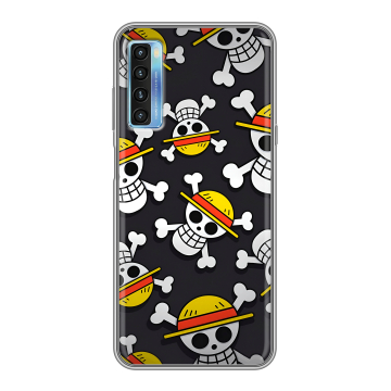 Силиконовый чехол на TCL 20L с принтом One Piece Ван Пис