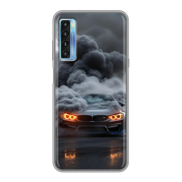 Силиконовый чехол на TCL 20L с принтом BMW БМВ Силиконовый чехол на TCL 20L с принтом BMW БМВ