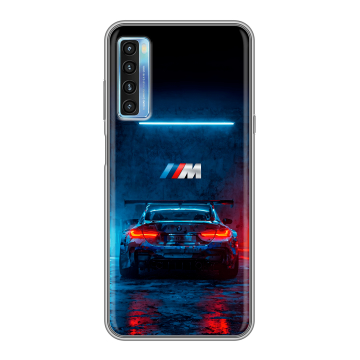 Силиконовый чехол на TCL 20L с принтом BMW БМВ Силиконовый чехол на TCL 20L с принтом BMW БМВ