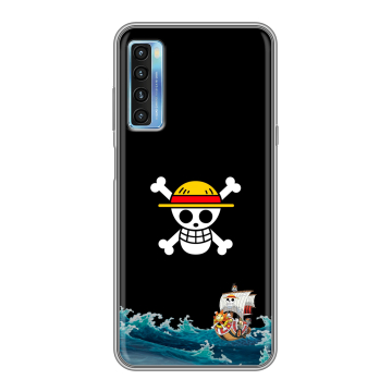 Силиконовый чехол на TCL 20L с принтом One Piece Ван Пис
