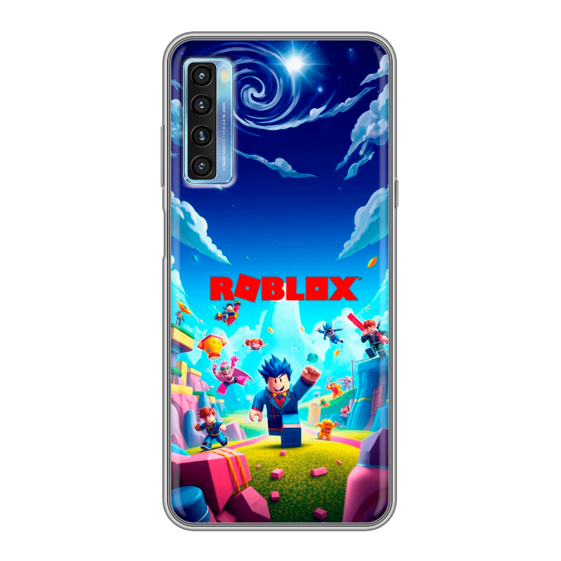 Силиконовый чехол на TCL 20L с принтом Roblox Роблокс Силиконовый чехол на TCL 20L с принтом Roblox Роблокс