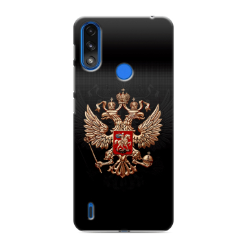 Силиконовый чехол на Lenovo K13 с принтом Герб России