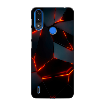 Силиконовый чехол на Lenovo K13 с принтом Яркие абстракции