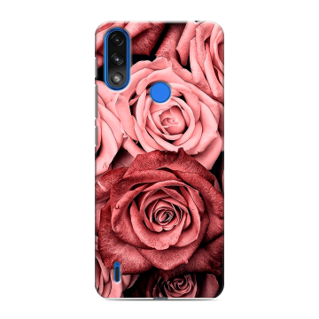 Силиконовый чехол на Lenovo K13 с принтом Цветы розы