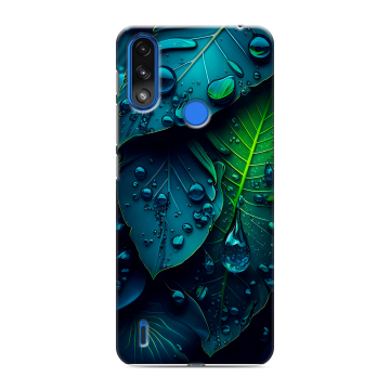 Силиконовый чехол на Lenovo K13 с принтом Листья