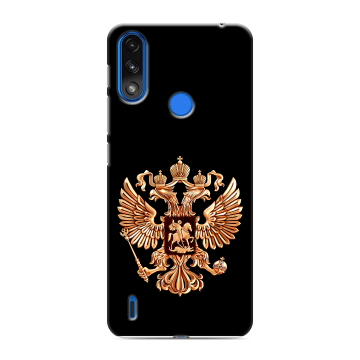 Силиконовый чехол на Lenovo K13 с принтом Герб России золотой Силиконовый чехол на Lenovo K13 с принтом Герб России золотой