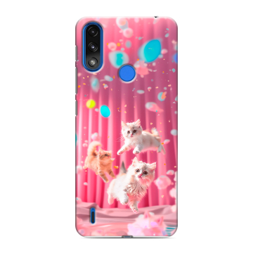 Силиконовый чехол на Lenovo K13 с принтом милые котики