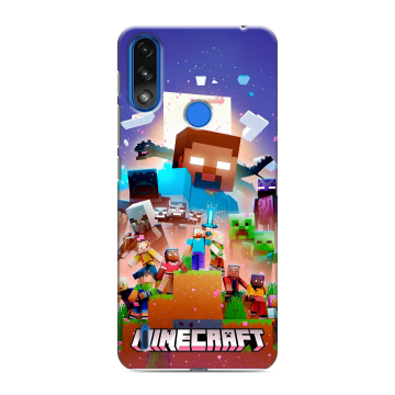 Силиконовый чехол на Lenovo K13 с принтом Майнкрафт Minecraft Силиконовый чехол на Lenovo K13 с принтом Майнкрафт Minecraft