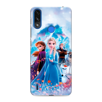 Силиконовый чехол на Lenovo K13 с принтом Холодное сердце Frozen