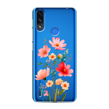 Силиконовый чехол на Lenovo K13 с принтом Цветы