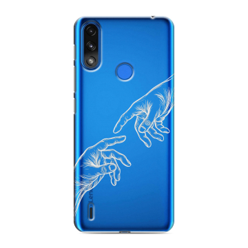 Силиконовый чехол на Lenovo K13 с принтом Сотворение мира