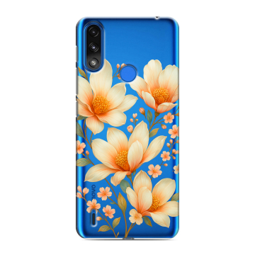 Силиконовый чехол на Lenovo K13 с принтом Цветы
