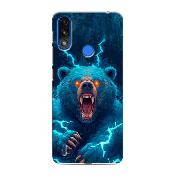 Силиконовый чехол на Lenovo K13 с принтом Медведь