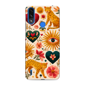 Силиконовый чехол на Lenovo K13 с принтом Модный принт