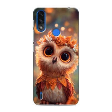 Силиконовый чехол на Lenovo K13 с принтом Милая сова