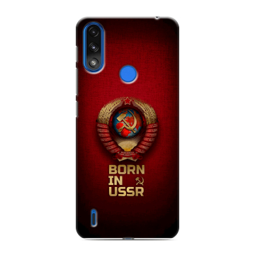 Силиконовый чехол на Lenovo K13 с принтом Флаг Герб СССР