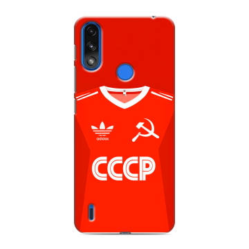 Силиконовый чехол на Lenovo K13 с принтом Флаг Герб СССР