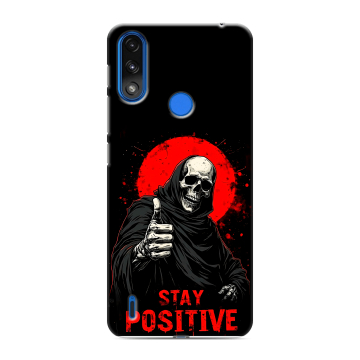 Силиконовый чехол на Lenovo K13 с принтом смешной скелет