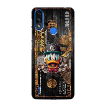 Силиконовый чехол на Lenovo K13 с принтом Дональд Дак Доллар