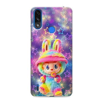 Силиконовый чехол на Lenovo K13 с принтом Labubu Лабубу