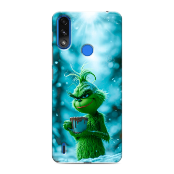 Силиконовый чехол на Lenovo K13 с принтом Новый год гринч