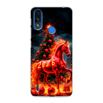 Силиконовый чехол на Lenovo K13 с принтом Новый год