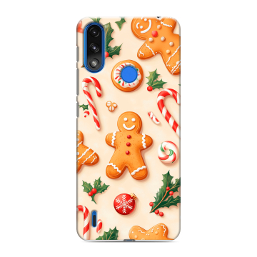 Силиконовый чехол на Lenovo K13 с принтом Новый год