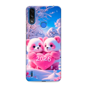Силиконовый чехол на Lenovo K13 с принтом Новый год