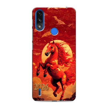 Силиконовый чехол на Lenovo K13 с принтом Новый год