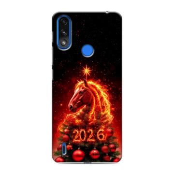Силиконовый чехол на Lenovo K13 с принтом Новый год