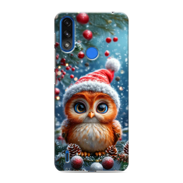 Силиконовый чехол на Lenovo K13 с принтом Новый год
