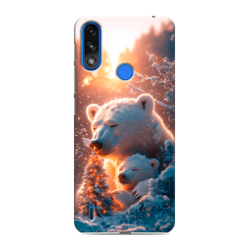 Силиконовый чехол на Lenovo K13 с принтом Новый год