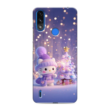 Силиконовый чехол на Lenovo K13 с принтом Новый год